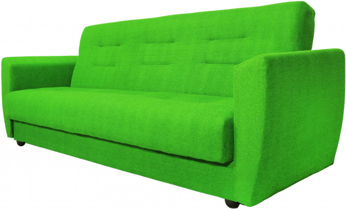 Диван Лира 120 зеленый ППУ