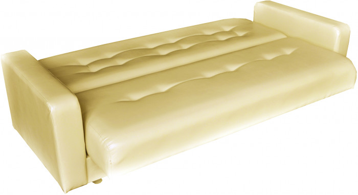 Диван Аккорд 120 бежевый, пружинный блок Боннель