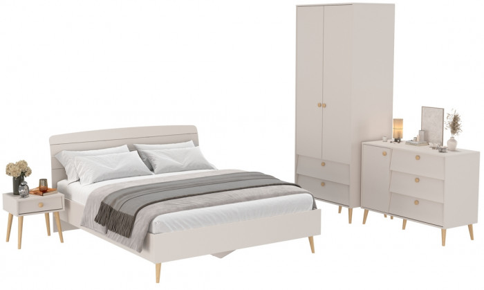 Афина Спальня 23-1600, кашемир серый