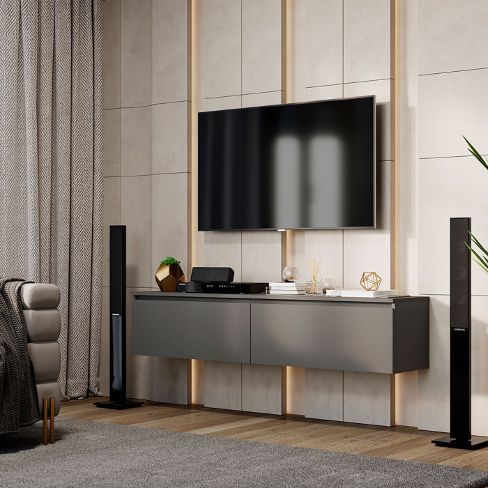 Симпл ШКН-07 шкаф навесной графит