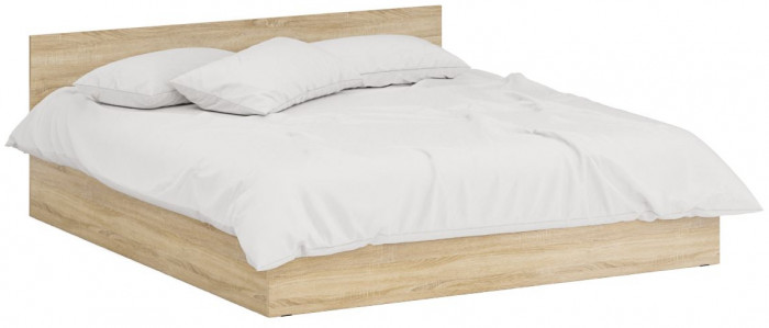 Кровать 1800 + Шкаф 2-х створчатый Стандарт, дуб сонома