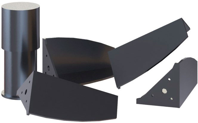 Гостиная Сириния Опоры серый графит