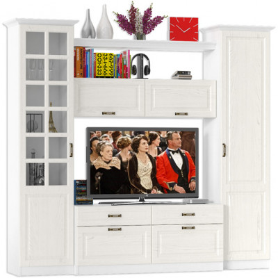 Ливерпуль Набор мебели 1, ясень ваниль/белый