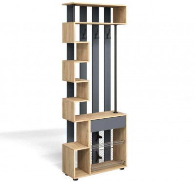 Прихожая мини-лайт МЛ-1 дуб крафт/графит