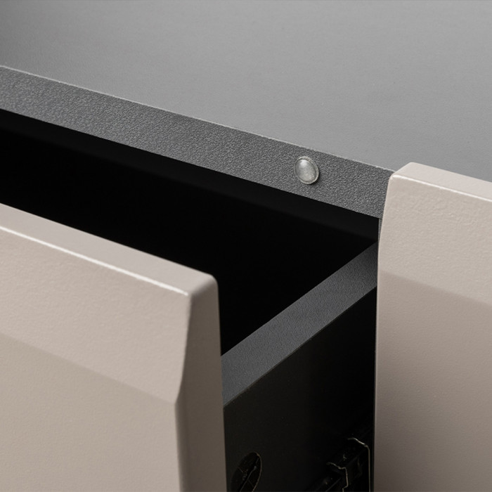 Сидней Комплектация № 133, корпус: антрацит/фасады: МДФ веллюто капучино