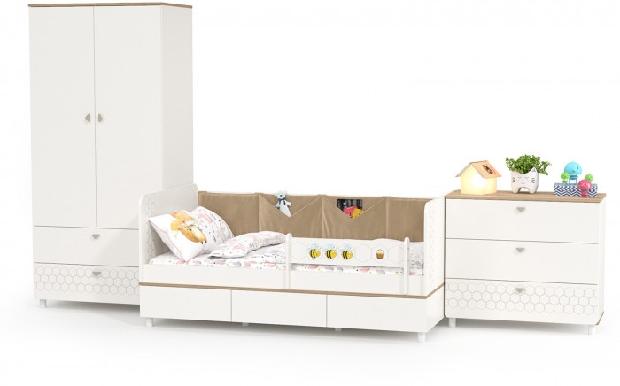 Эйп Детская № 6, белый/дуб белый