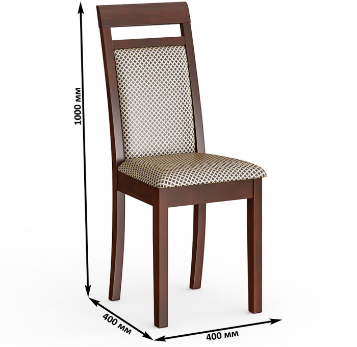 Три стула Мебель--24 Гольф-12 разборных, орех