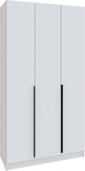 Шкаф Мадрид, композиция 8, Белый/Графит серый