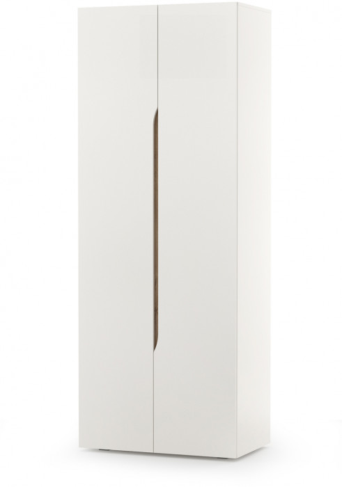 Муссон 13.198 Шкаф + 13.349 Стеллаж + 13.198 Шкаф, цвет белый/дуб эндгрейн элегантный, ШхГхВ 215х52,3х229,8 см., НЕ универсальная сборка