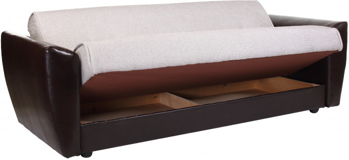 Диван книжка Амстердам 140 рогожка бежевая