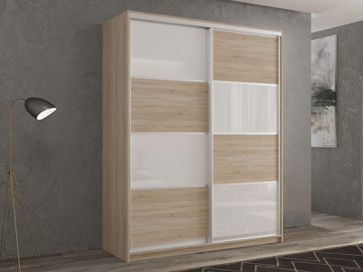 Шкаф-купе Кааппи 14 Сонома Светлый 140х60х230 см