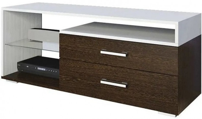 Тумба TV2 Эра (Ясень шимо темный / светлый)