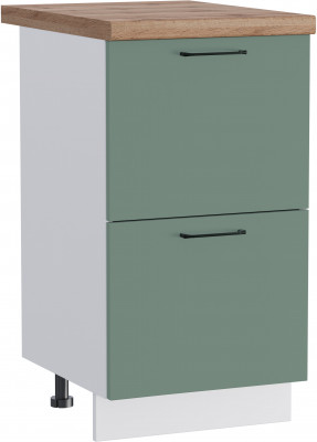 КГ ШН2Я 450 + внутр.ящ 450 Олива/Белый гладкий Арника РМ (со столешницей)