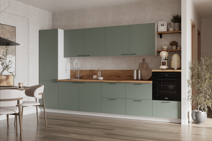 КГ ШН2Я 450 + внутр.ящ 450 Олива/Белый гладкий Арника РМ (со столешницей)