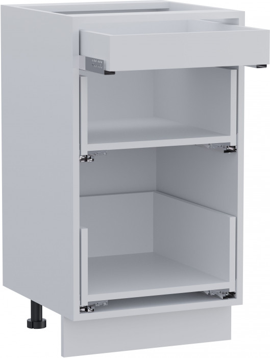 КГ ШН2Я 450 + внутр.ящ 450 Олива/Белый гладкий Арника РМ (со столешницей)