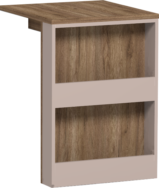 Стол приставной угловой Nature 86, дуб табачный