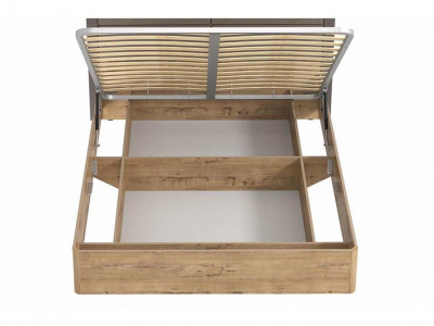 НМ 040.52-01 Кровать Livorno /дуб бунратти / софт графит