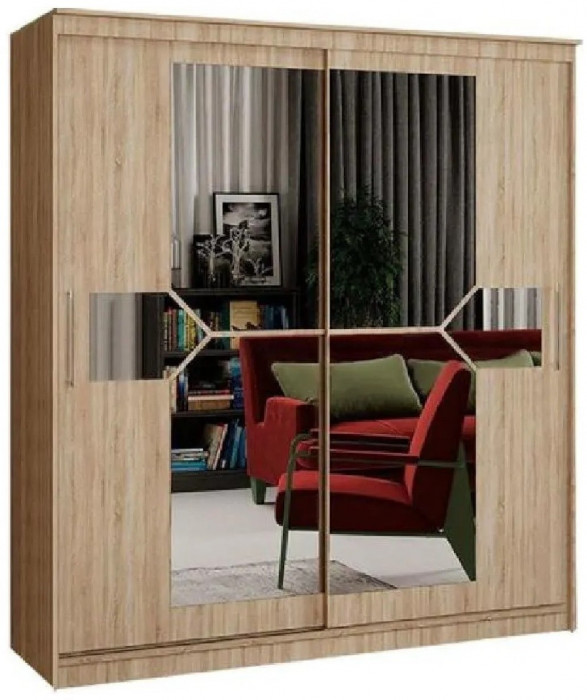 Шкаф-купе Элегант 2000 (Дуб Сонома)