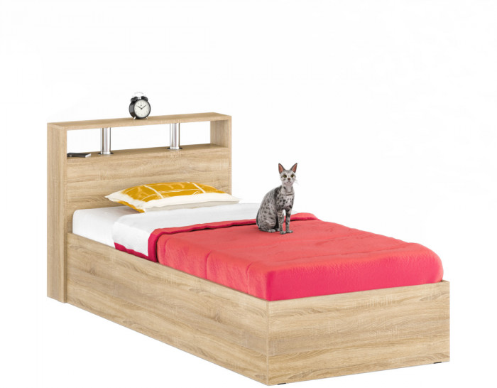 Камелия Кровать 0900, дуб сонома