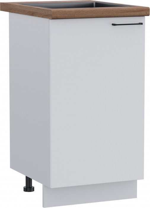 КГ ШНМ 450 Белый софт матовый/Белый гладкий Арника РМ (со столешницей)