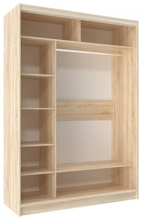 Шкаф-купе двухдверный 1600 Домашний Дуб Сонома