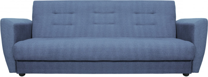 Раскладной диван-кровать, прямой, книжка, цвет серый, Лира 120х190