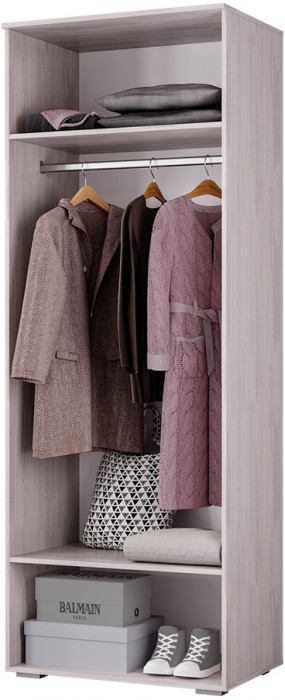 "Кимберли" ШК-27 ясень белый/белый глянец