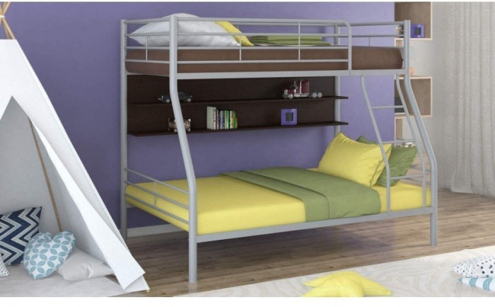 Двухъярусная кровать Гранада-2П (Дуб Сонома, Коричневый)