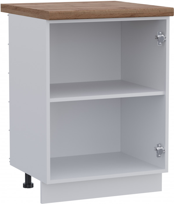 КГ ШН 600 Магнолия/Белый гладкий Арника РМ (со столешницей)