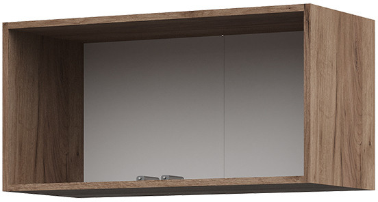 Антресоль 800 Машенька (800х400х380) Фасад КАШЕМИР/Корпус ДУБ КРАФТ ТАБАЧНЫЙ