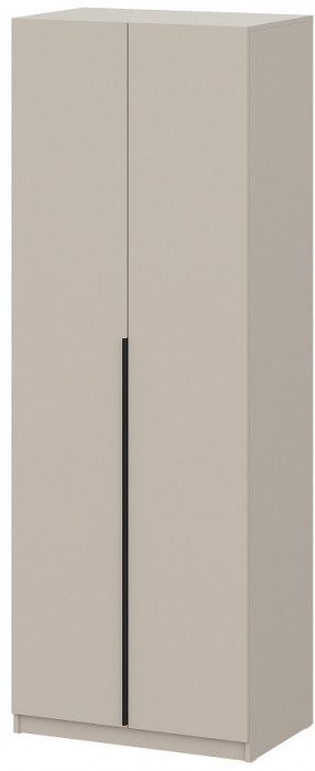 Шкаф распашной с наполнением (3 полки + штанга) ШК 5 (800), Графит