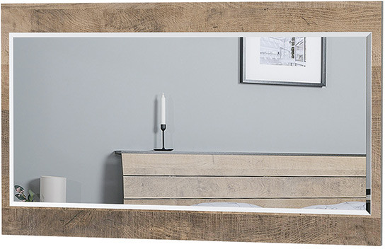 Трувор 15.30 Зеркало, цвет дуб гранж песочный/интра, ШхГхВ 50х2х84 см., может крепиться или горизонтально или вертикально