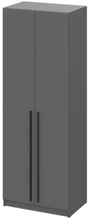шкаф распашной Берген ШК-800 серый графит/серый графит