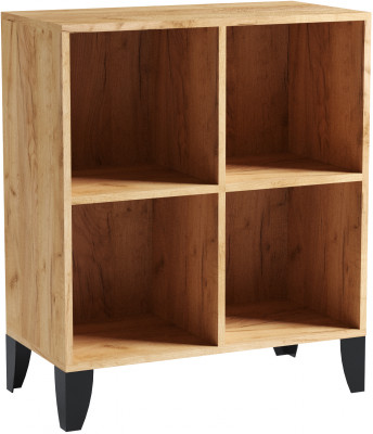 Гира Стеллаж открытый ГС-1 дуб крафт золотой