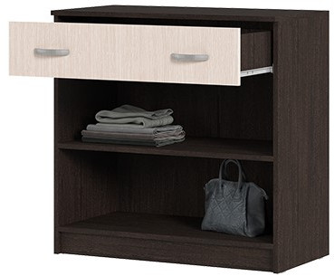 КМ 552М Бася ЛДСП комод 1 ящ. 2 ств. венге/белфорт