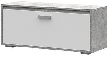 Денвер ТБ-02 Тумба (1000 х428х354) ателье светлый/белый