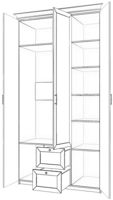 Спальня Бэль 3 Слоновая кость