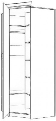 Спальня Бэль 3 Слоновая кость