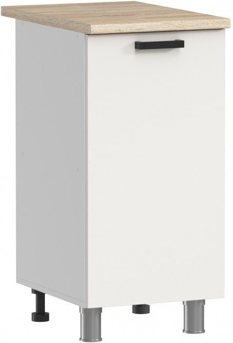 МК Аленушка Н 400 Лаванда Молочный, скоба черный (со столешницей)