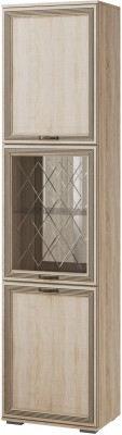 Ливорно Пенал с витриной ЛШ-5 дуб сонома