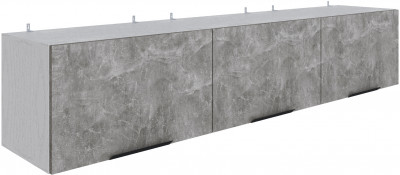 Полка навесная Мадрид ПН-3 (1,8) белый/ателье светлое