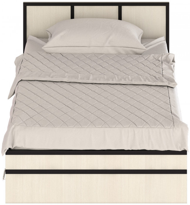 Сакура Кровать с ящиками 1200, венге/дуб лоредо