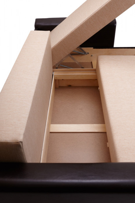 Диван УГЛОВОЙ Амстердам рогожка бежевая 160