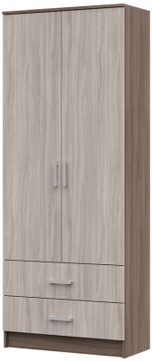 ШК-202 Машенька ЛДСП шкаф (800*2020*380) шимо темный/шимо светлый