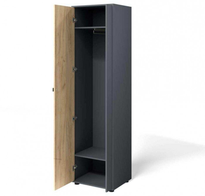 Прихожая мини-лайт компл. 6 дуб крафт/графит