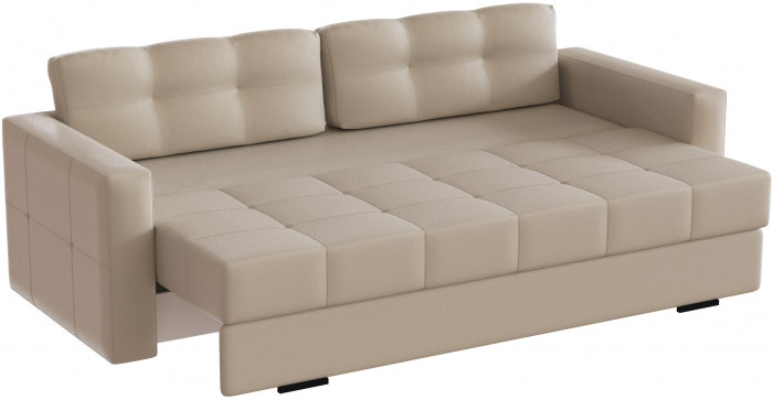 Диван раскладной Брэй экокожа бежевый