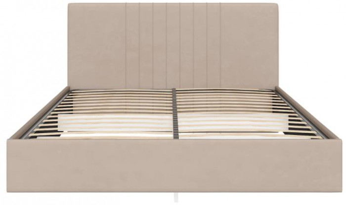 Кровать с латами Соло 160*200, Светло-бежевый