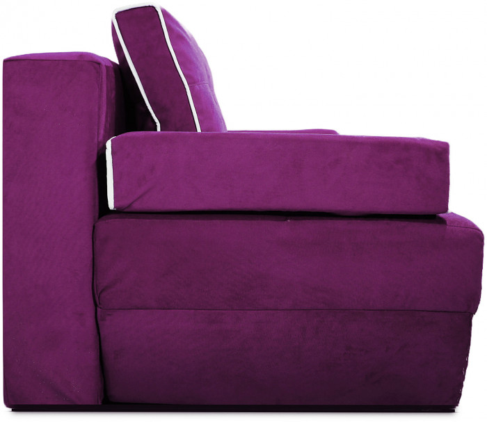 Диван-кровать раскладной еврокнижка прямой Валенсия велюр, цвет синий