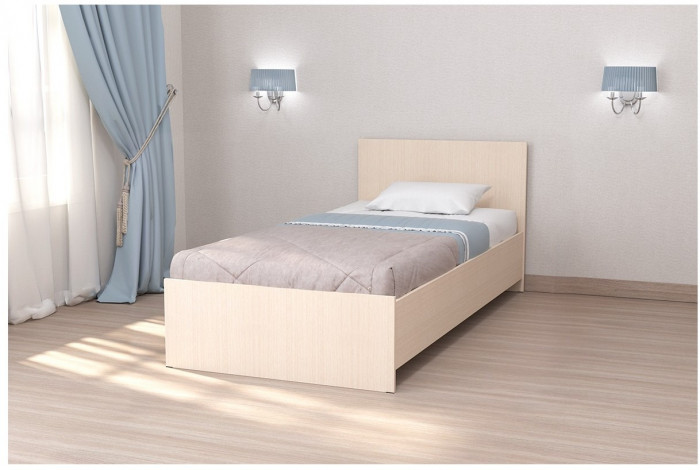 Кровать арт.032, низкий щиток, 90 (Дуб Крафт Золотой)