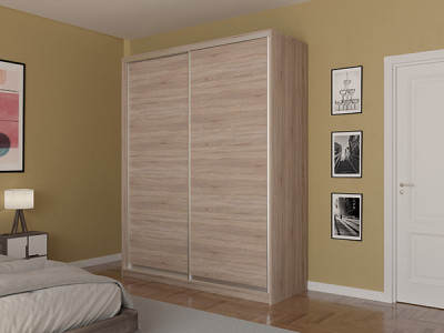 Шкаф-купе Лаурус 3 Сонома Светлый 140х45х220 см